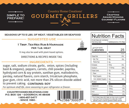 Gourmet Griller Tex-Mex Rub & Marinade